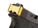 NDZ Slide Racker Plate for Glock 43X 48 43, V2 - On the Gun Back View