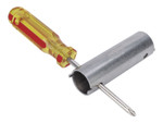 NDZ Forend Nut Installation and Removal Tool for Mossberg 500 590 Shockwave, Remington 870, 12 Gauge Only - Screwdriver Example