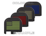 NDZ Glock 43X 48 43 Rear Slide Cover Plate - Lasered Example