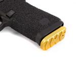 NDZ Glock 43X 48 Magazine Floor Base Plate, Aspis Cut - On the Gun