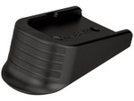 NDZ Glock 43X, 48 Magazine Floor Plate with Finger Extension, Aspis Cut - Side View