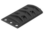 NDZ Sig Sauer P320 Optic Cut Slide Cover Plate, Aspis Cut - Angled View Sight Integrate