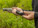 NDZ CZ-USA P10 Series Magazine Plate with Finger Extension, Aspis Cut - Gun in Hand Outdoors 2