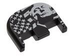 NDZ Trump Glock Gen 1-5 Rear Slide Cover Plates - US Flag Gen 5 Angled View