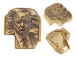 NDZ Sig P365 Series 3D Trump Rear Slide Cover Plate Brass - Trump in focus