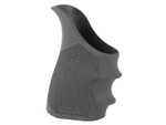 Hogue Glock 43X 48 Handall Beavertail Pistol Grip Sleeve - Slate Grey 18212 - Right Side View