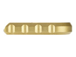 NDZ Glock Gen 5 Magazine Floor Plate Heavyweight Brass - Side View