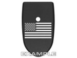 NDZ Smith & Wesson Shield Magazine Plate 9MM - Laser Engraving Example