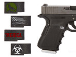 NDZ Glock Gen 1-3 Hybrid Magazine Release - Laser Engraving Examples