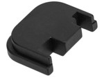 NDZ Ruger RXM Rear Slide Cover Plate - Aluminum or Brass -  Angled View