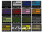 Glock 43X 48 Reversible Magazine Release - Engraving Color Fill Examples