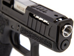 NDZ Glock 43, 43X Cerberus Barrel - Barrrel and Slide Close up