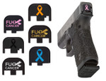 NDZ Cancer Awareness Glock Rear Slide Cover Plates - Multiple Variations
