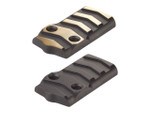 NDZ Glock 43X, 48 MOS Optic Cover Plate, Brass Aspis Cut - Two Tone Example