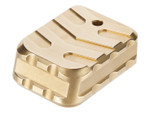 NDZ Canik TP9 Series Heavyweight Brass Competition Magazine Plate, Aspis Cut - Angled View Bottom