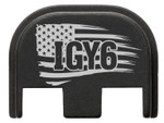 NDZ Limited Edition I Got Your 6 Veterans Day Rear Slide Cover Plates - Front View