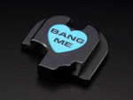 NDZ Conversation Heart Rear Plates - Blue Bang Me Example