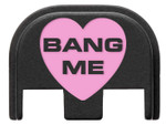 NDZ Conversation Heart Rear Plates - Glock Gen 5 Closeup