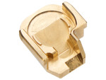 NDZ Sig P365 Series Brass Rear Plate, Aspis Cut - Angled View Back