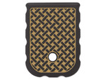 NDZ Glock Gen 1-5 Magazine Floor Plate with Engraved Patterns, Brass - Example Plate 3