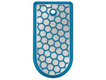NDZ Glock 43X, 48 Magazine Floor Plate with Finger Extension, Engraved Patterns - Example Plate 2