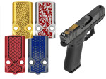 NDZ Glock 43X, 48 MOS Optic Cover Plate with Engraved Patterns - Multiple Variations