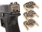 NDZ Glock Gen 6 & V-Series USA 250th Anniversary Rear Plates, Brass - Multiple Variations