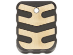 NDZ Sig P211 Extended Magazine Plate Heavyweight Brass, Aspis Cut - Bottom View Two Tone
