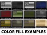 NDZ Walther PDP Rear Slide Plate - Color Fill Chart