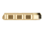 NDZ Glock 43X, 48 Magazine Base Plate, Brass - Side View