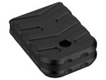 NDZ Glock Gen 1-5 Extra Thick Magazine Floor Plate, Aspis Cut - Angled View Bottom