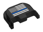 NDZ Glock Gen 6 Rear Slide Cover Plate Thin Line Series - Angled View Front