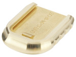 NDZ Springfield Echelon 17 Round Magazine Plate, Brass - Angled View