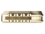 NDZ Springfield Echelon 17 Round Extended Magazine Plate, Brass - Side View