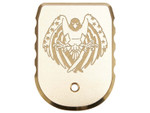 NDZ Springfield Echelon 17 Round Extended Magazine Plate, Brass - Laser Engraving Example