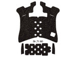 NDZ Pro Decal Grip for Glock 17, 45 Gen 6 - Granulate - Black
