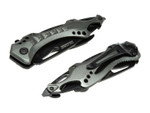 TAC-FORCE TF-705GY Skeleton 3.25" Spring Assisted Folding Pocket Knife