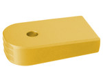 NDZ Gold Magazine Plate for Glock 43 - Angled View Down
