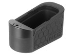 NDZ Magazine Plus 2 Capacity Extension Depth Engraved Honeycomb For Glock 43X 48 in Black (*LZ)