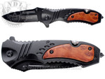 TAC-FORCE Spring Assisted EDC Tactical Folding Rescue Pocket Knife TF-606W 3.25" Blade (*LZ)