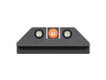 Night Fision Sight Set For Glock 10mm and .45 Auto Gen 1-5 Square Notch With Orange Outline and Green Tritium