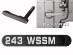 NDZ AR-15 SW 15-22 Black Magazine Catch 243 WSSM