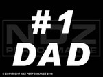 1591 - Fathers Day Number One Dad