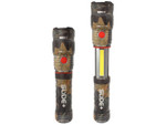 Nebo Big Larry Slyde Camo COB LED Flashlight - Extended and Closed View