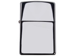 Zippo Sleek Classic Black Ice Windproof Lighter - Front View