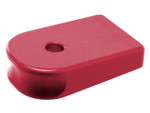 NDZ Red Magazine Plate for Glock 42 - Angled View Down