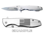 TAC-FORCE TF-861C 3" Spring Assisted Pocket Knife Chrome (*LZ)