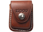 Zippo Lighter Pouch Brown With Belt Clip