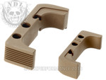 NDZ Standard Magazine Release for Glock GEN 4 10MM .45 Cerakote FDE