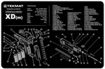 TekMAT Gun Cleaning and Maintenance Mat for Springfield XD-M